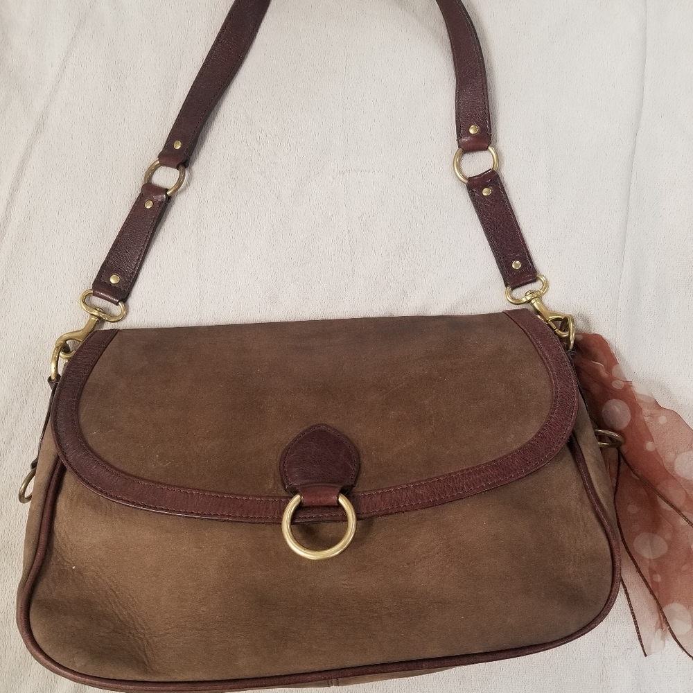 Kendall Conrad Suede Handbag